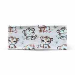 Pannebånd m/fleecefor lyserosa tigerbaby str 48/50 (1-3 år)