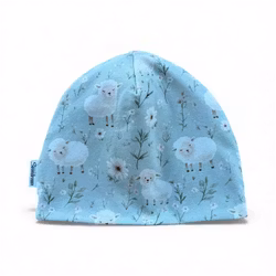 Hue m/fleecefor str 48/50 (1-3 år)