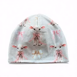 Hue m/fleecefor str 48/50 (1-3 år)