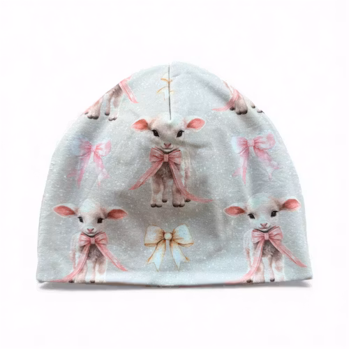 Hue m/fleecefor str 48/50 (1-3 år)