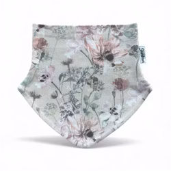 Hals beige m/blomar str 1-3 år