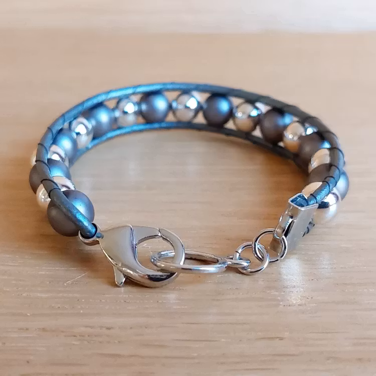 Armband med lås | Glas