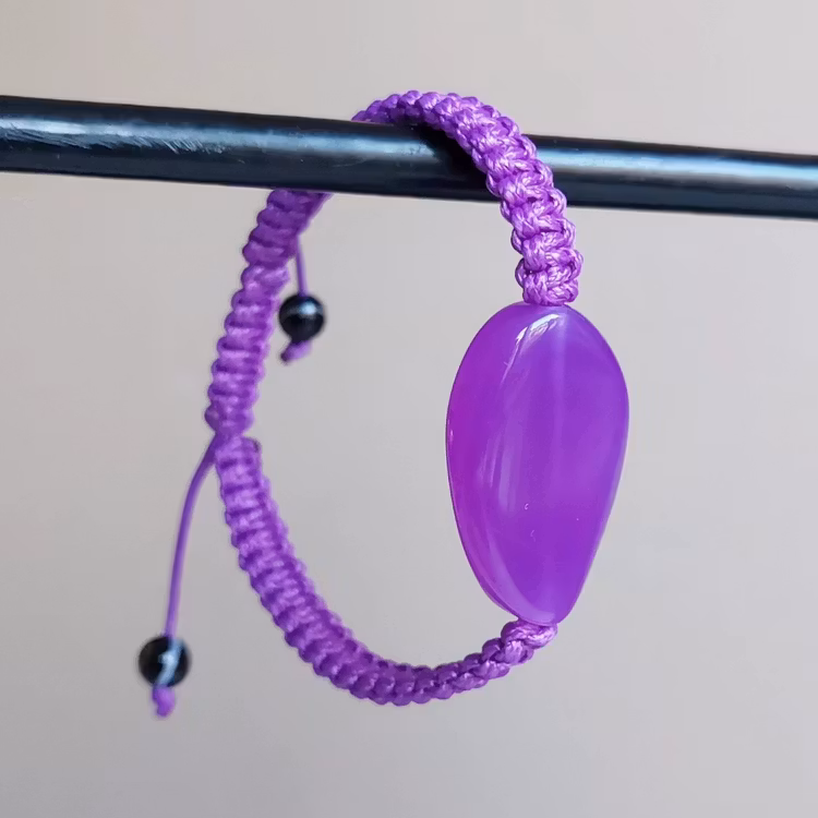 Makraméarmband | Agat