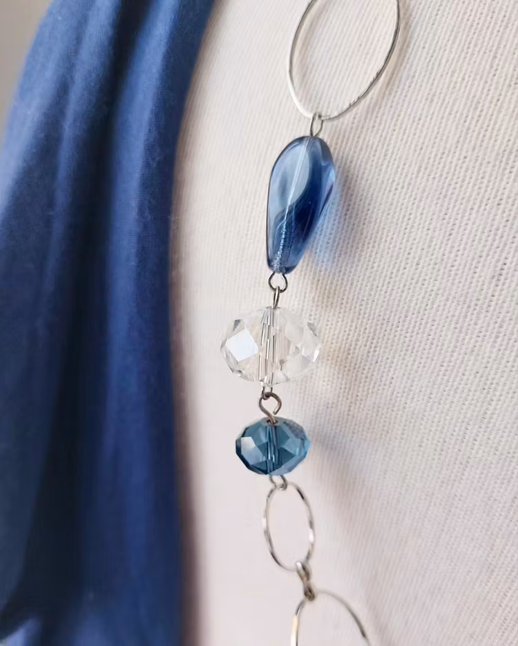 Halsband | Glas & metall