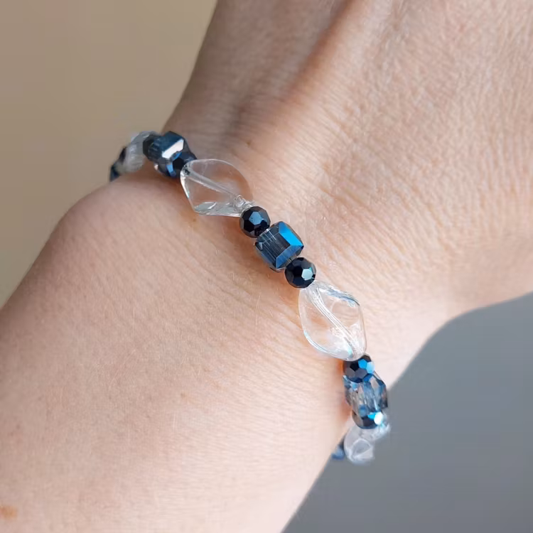 Elastiskt armband | Glas