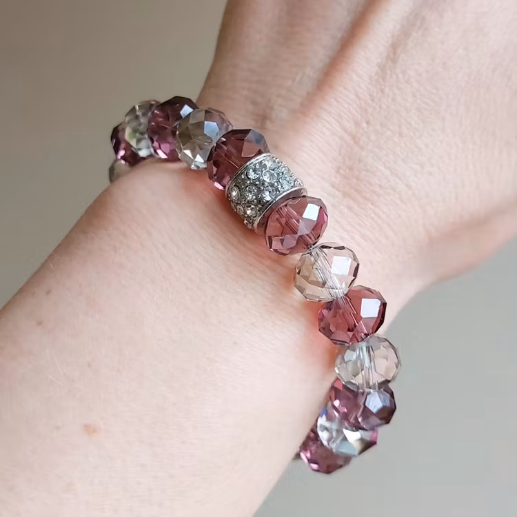 Elastiskt armband | Glas
