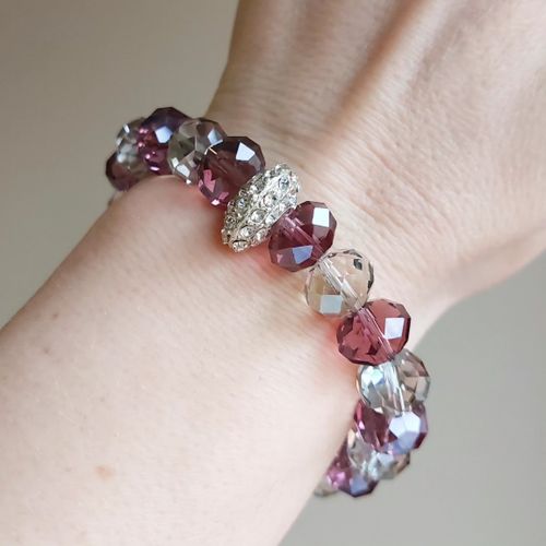 Elastiskt armband | Glas