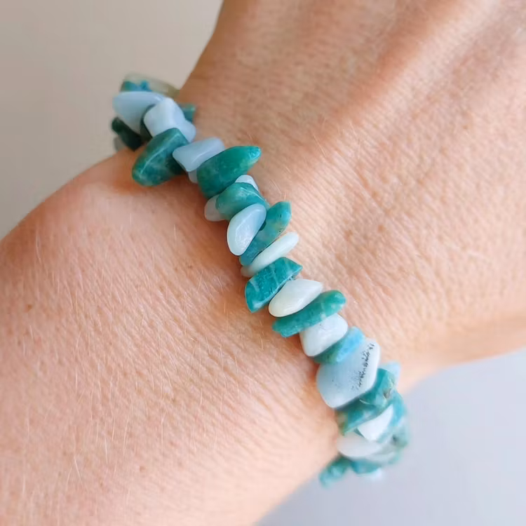 Elastiskt armband | Amazonit