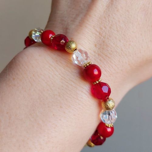 Elastiskt armband | Glas