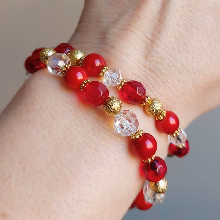 Elastiskt armband | Glas