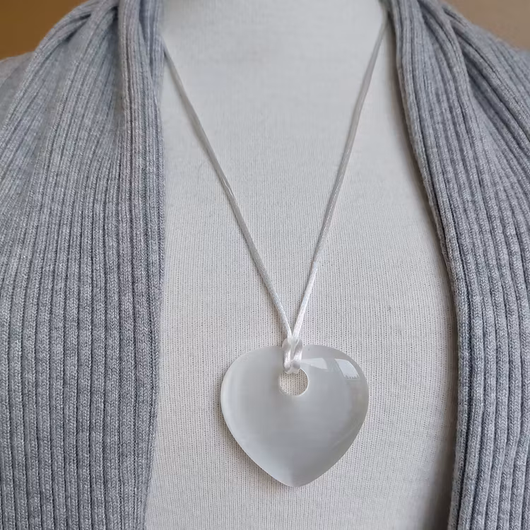 Halsband med hänge | Glas