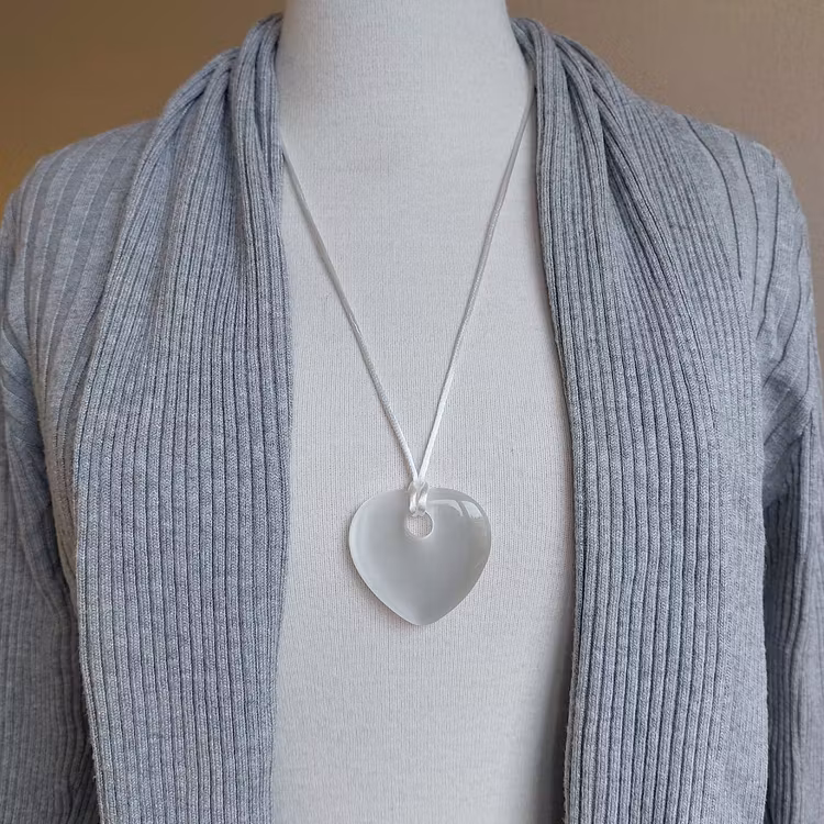 Halsband med hänge | Glas