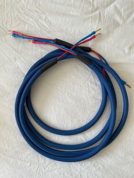 Van Damme Blue series Studio grade 2x2M 4mm högtalarkablar med Supra kontakter
