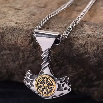 Thors hammer Twist med Vegvisir