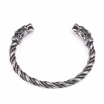 Armring Nidhugg Sølvfarget