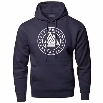 Hettegenser med Valknut symbol TILBUD