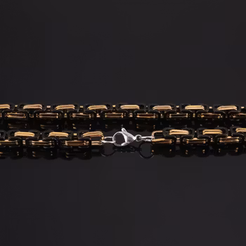 Pakkepris  Viking inspirert designet halskjede og armlenke svart/gullfarget