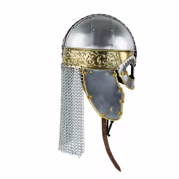 Håndlaget “Gjermundbu inspirert” viking hjelm.