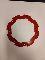 BEADLOCK RINGAR 12" RÖD