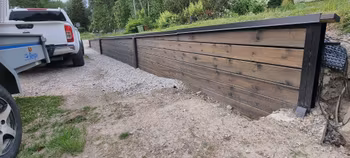 Stolpe, Mur, Plank, Staket "Fackverkskonstruktion"