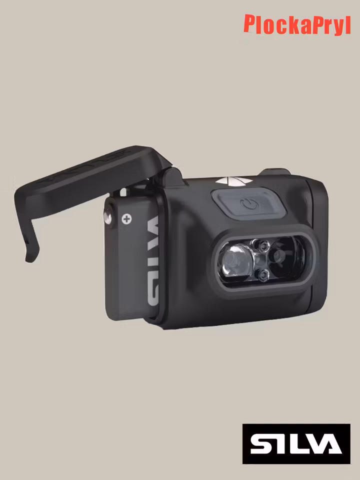 Silva Scout 3XTH - Pannlampa, svart, 350lm