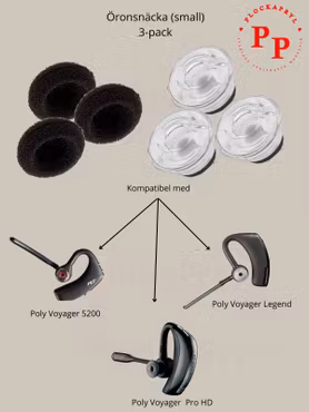 Plantronics Voyager öronkuddar (Smal)