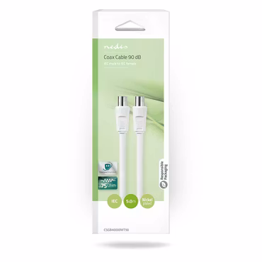 Koaxialkabel (antennkabel) - 5 meter