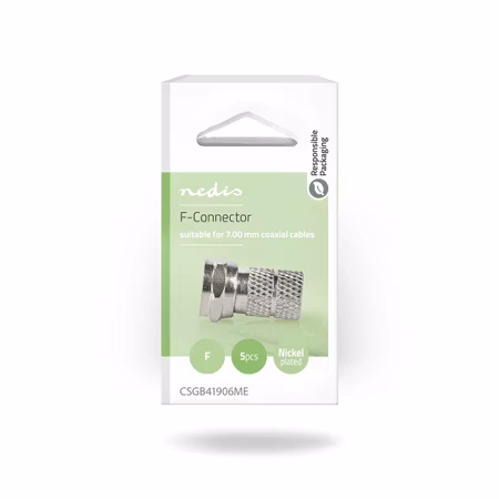 F-Kontakt twist-on för 7,0mm kabel