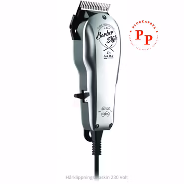 Hårklippningsmaskin, kabelansluten (230V)