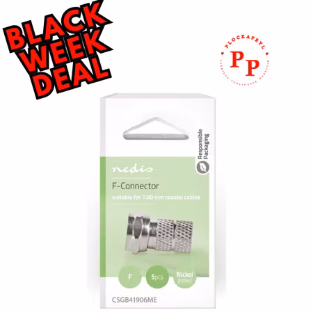 F-Kontakt twist-on för 7,0mm kabel