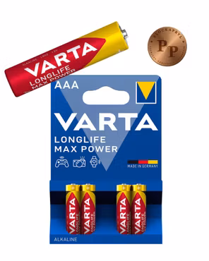 Varta Longlife Max Power AAA Batteri 4-pack