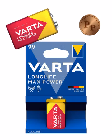 Varta Longlife Max Power 9V Batteri