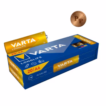 Varta Longlife AA batteri 20-pack