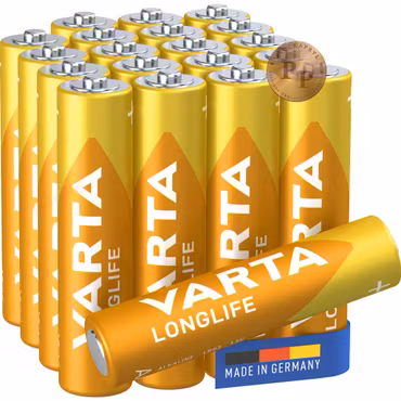 Varta Longlife AAA batteri 20-pack