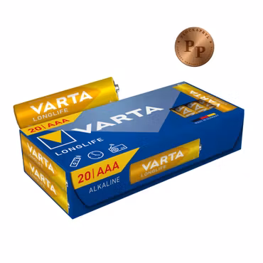 Varta Longlife AAA batteri 20-pack