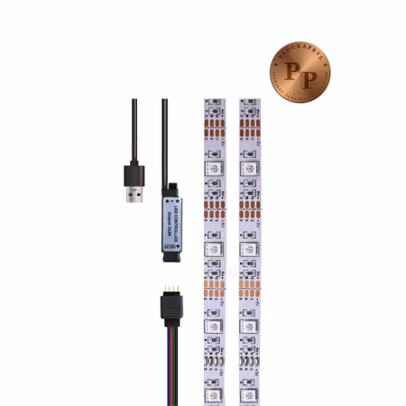 LED-tejp inkl fjärrkontroll. 3 meter (RGB)