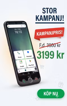 Doro Aurora A31 (4G) Grafit-grå