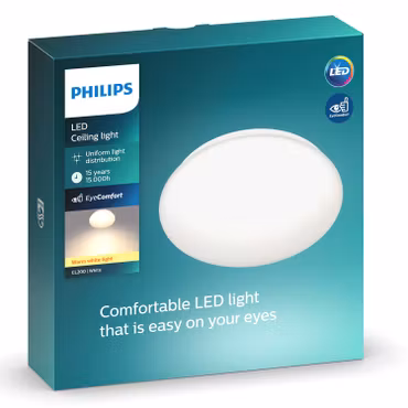 Philips - Plafond 6W, varmvitt (2700K)