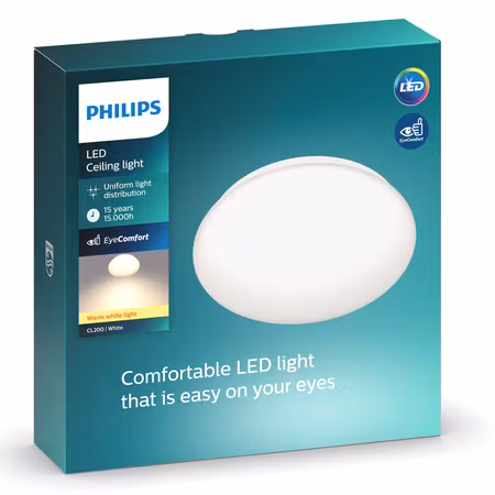Philips - Plafond 6W, varmvitt (2700K)