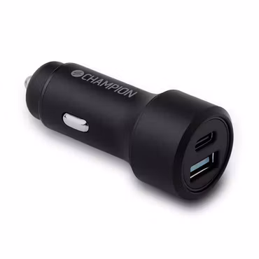 Billaddare. 43W 2-port QC/PD