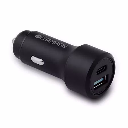 Billaddare. 43W 2-port QC/PD