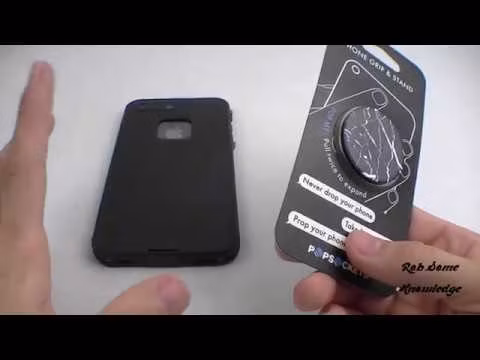 Popsockets PopGrip Basic, svart