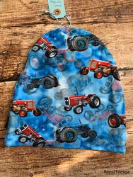 Röd traktor