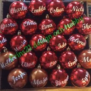 Julkulor plast
