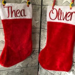 Julstrumpa med namn