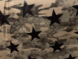 Camo green and stars