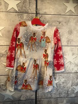 Julklänning Bambi stl 92