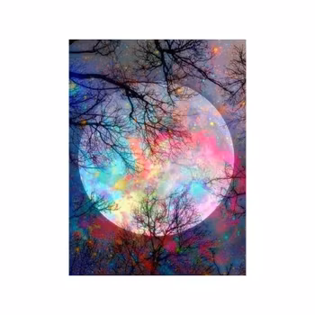 Colorful moon tree 40*50,