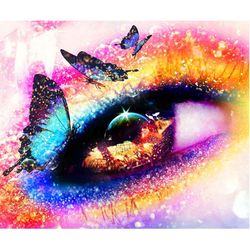 Butterfly eye   30*40