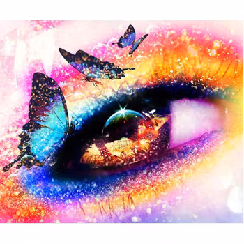 Butterfly eye   30*40